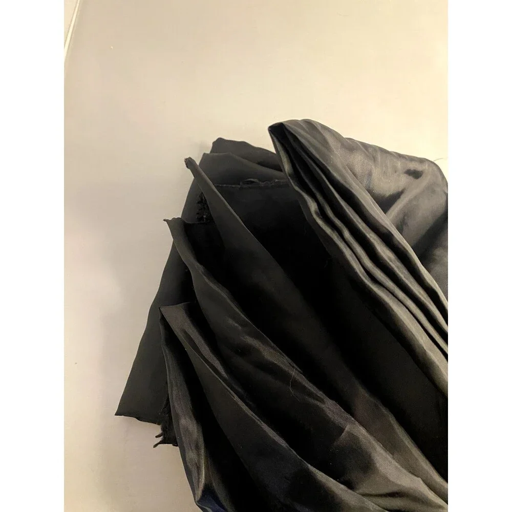 #7980 BLACK LINNING FABRIC 3 YDS X 58
